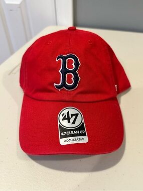 Boston Red Sox '47 Clean Up Adjustable Hat - Red